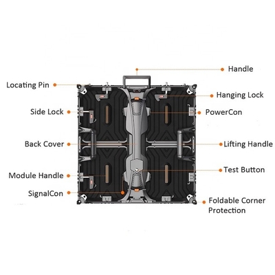 কেনা P3.91mm স্টেজ ভাড়া LED ডিসপ্লে স্ক্রিন ডাই কাস্টিং অ্যালুমিনিয়াম online manufacture